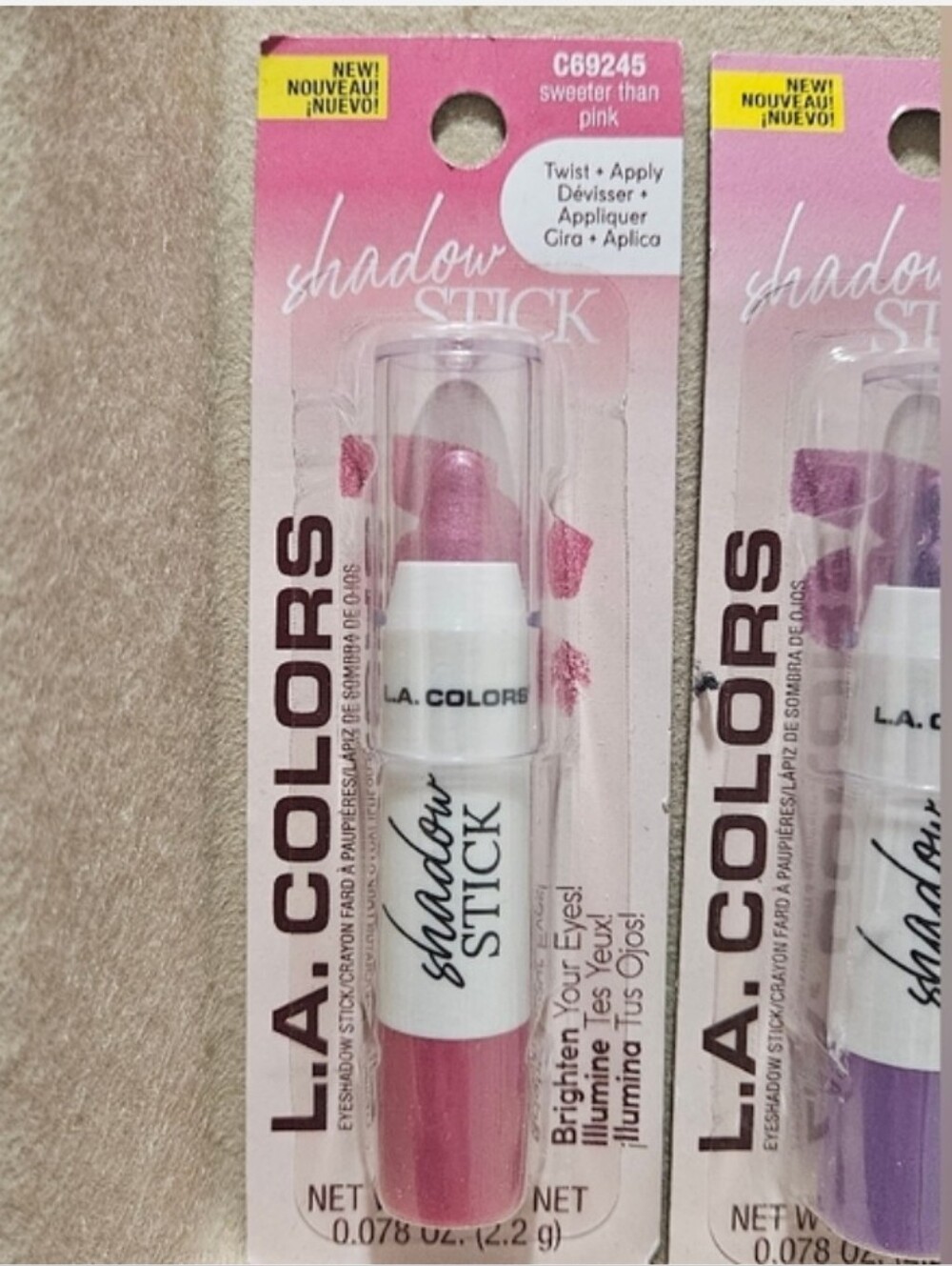 NWT L.A. COLORS SHADOW STICK: SWEETER THAN PINK!